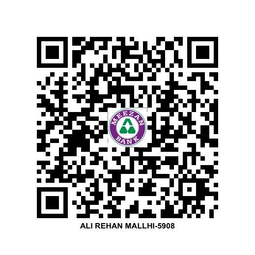 Meezan Bank QR code for bank transfer